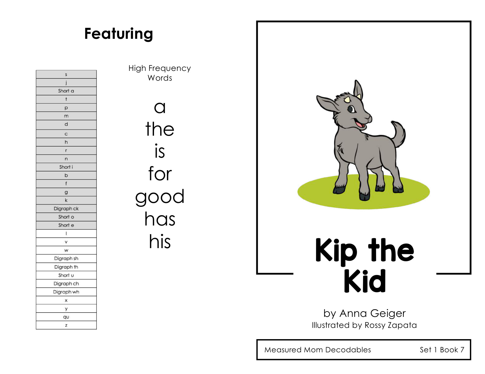 Decodable Book 10 - Kip the Kid